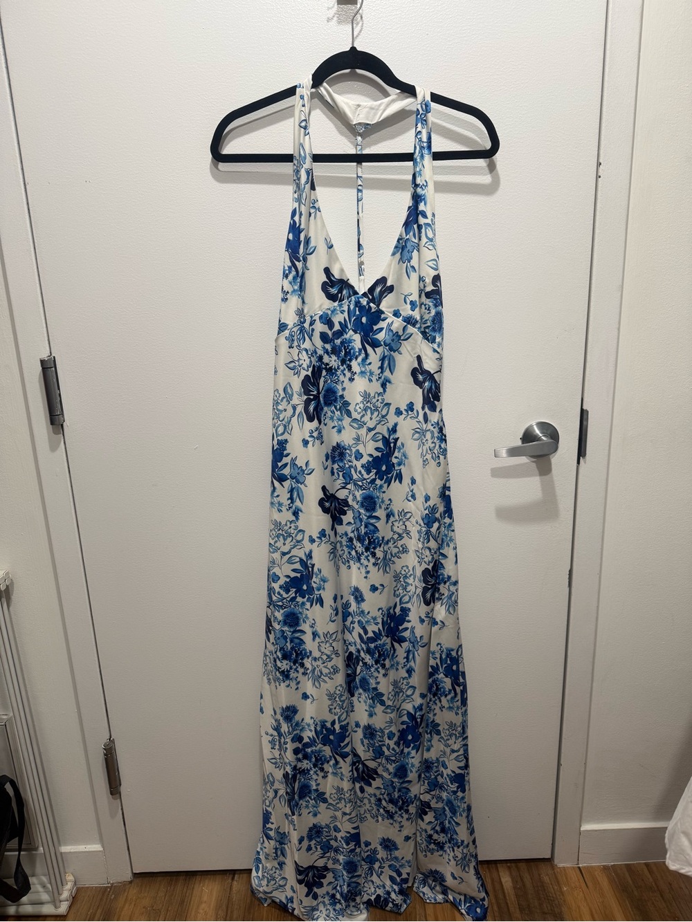 Peppermayo White Dress with Blue Floral Print - Picture 2 of 4